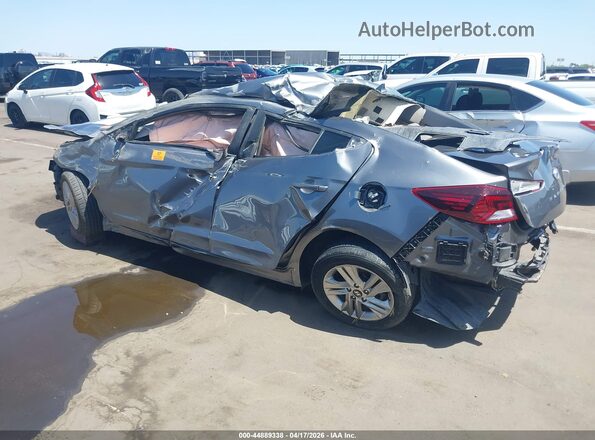5NPD84LF4KH408878 2019 HYUNDAI ELANTRA Серый Вид спереди