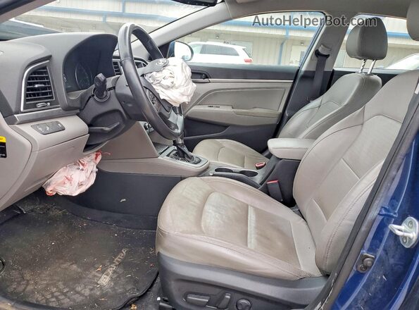 5NPD84LF5HH051817 2017 HYUNDAI ELANTRA Blue Vista interior delantera