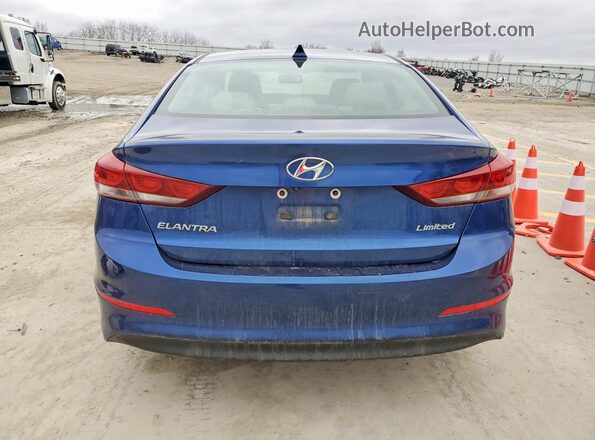 5NPD84LF5HH051817 2017 HYUNDAI ELANTRA Blue Vista trasera