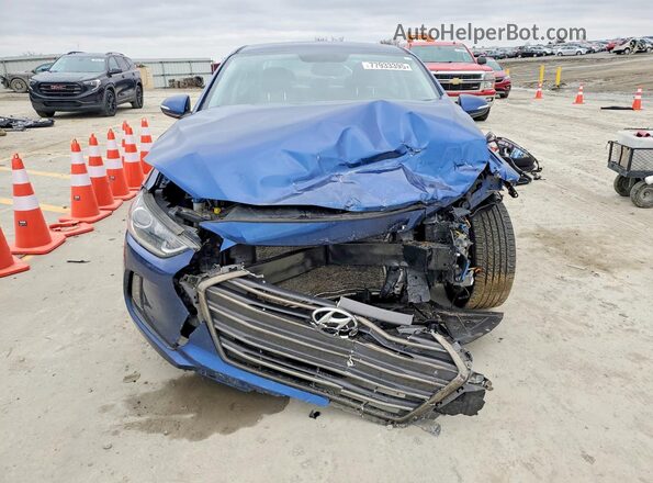 5NPD84LF5HH051817 2017 HYUNDAI ELANTRA Blue Vista frontal