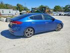 2017 Hyundai Elantra Limited Blue vin: 5NPD84LF5HH096160