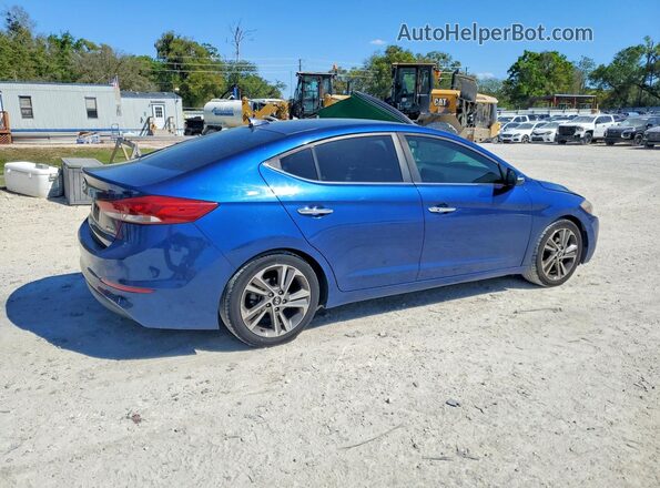 5NPD84LF5HH096160 2017 HYUNDAI ELANTRA Blue Tył prawy