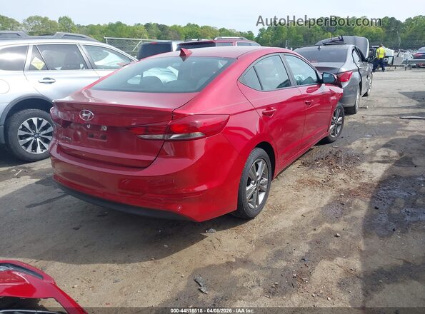 5NPD84LF5HH117010 2017 HYUNDAI ELANTRA Red Задня права чверть