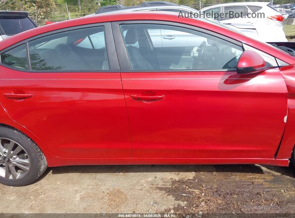 5NPD84LF5HH117010 2017 HYUNDAI ELANTRA Red Вид щитка приладів