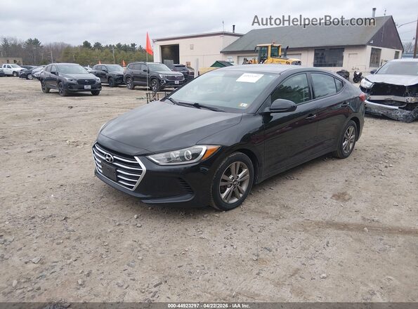 5NPD84LF5HH156681 2017 HYUNDAI ELANTRA Черный Передняя левая четверть