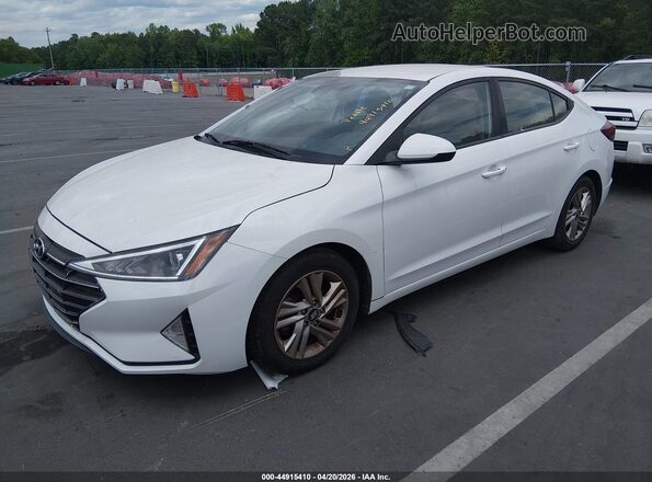 5NPD84LF5KH470449 2019 HYUNDAI ELANTRA White Front left
