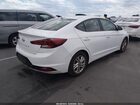 2019 Hyundai Elantra Sel White vin: 5NPD84LF5KH470449