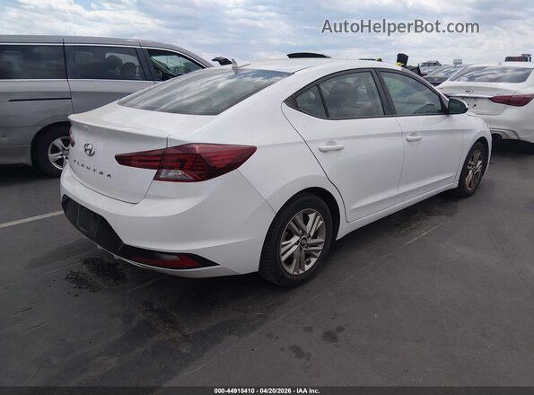 5NPD84LF5KH470449 2019 HYUNDAI ELANTRA White Rear right