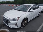 2019 Hyundai Elantra Sel White vin: 5NPD84LF5KH470449