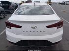2019 Hyundai Elantra Sel White vin: 5NPD84LF5KH470449
