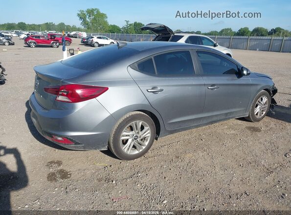 5NPD84LF5KH492564 2019 HYUNDAI ELANTRA Gray Rear right