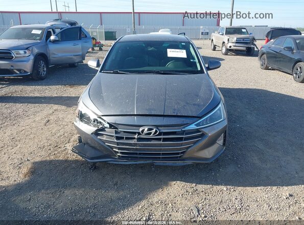 5NPD84LF5KH492564 2019 HYUNDAI ELANTRA Gray Instrument cluster view