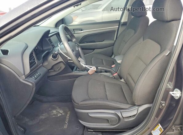 5NPD84LF5LH611652 2020 HYUNDAI ELANTRA Черный Вид салона спереди