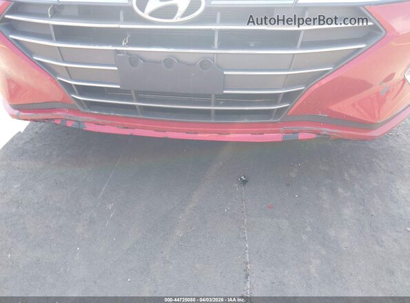 5NPD84LF5LH621419 2020 HYUNDAI ELANTRA Red Widok z przodu