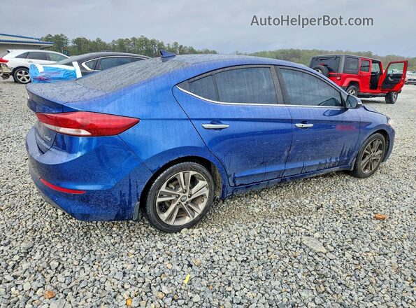 5NPD84LF6HH060283 2017 HYUNDAI ELANTRA Синий Задняя правая четверть