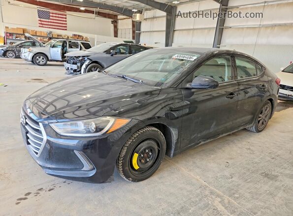 5NPD84LF6JH263700 2018 HYUNDAI ELANTRA Черный Передняя левая четверть