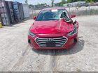 2018 Hyundai Elantra Sel Красный vin: 5NPD84LF6JH334622
