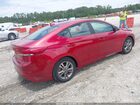 2018 Hyundai Elantra Sel Красный vin: 5NPD84LF6JH334622
