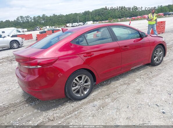 5NPD84LF6JH334622 2018 HYUNDAI ELANTRA Красный Задняя правая четверть