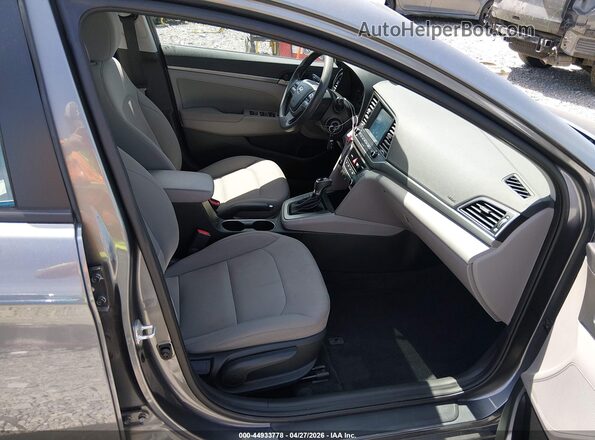5NPD84LF6JH372903 2018 HYUNDAI ELANTRA Gray Widok wnętrza z przodu