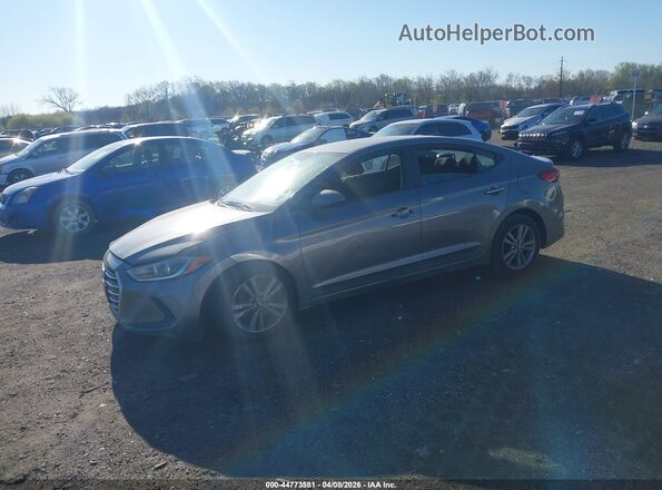 5NPD84LF6JH392410 2018 HYUNDAI ELANTRA Серый Передняя левая четверть