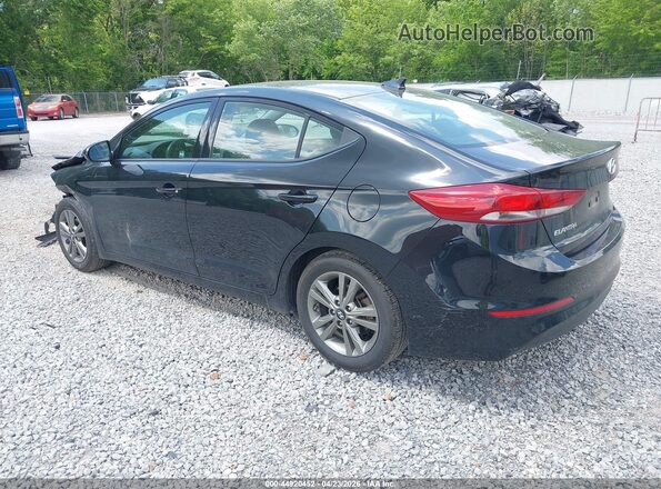 5NPD84LF6JH399261 2018 HYUNDAI ELANTRA Black უკანა მარცხენა