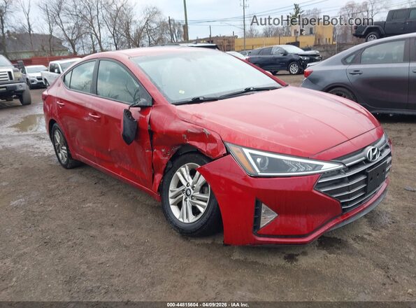 5NPD84LF6LH506165 2020 HYUNDAI ELANTRA Red Przód prawy