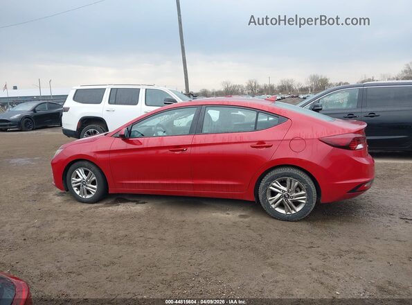 5NPD84LF6LH506165 2020 HYUNDAI ELANTRA Red Widok wnętrza 360 stopni