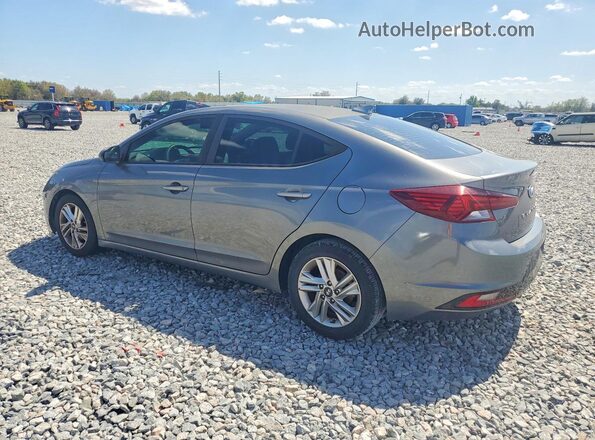 5NPD84LF6LH507347 2020 HYUNDAI ELANTRA Gray Trasero izquierdo