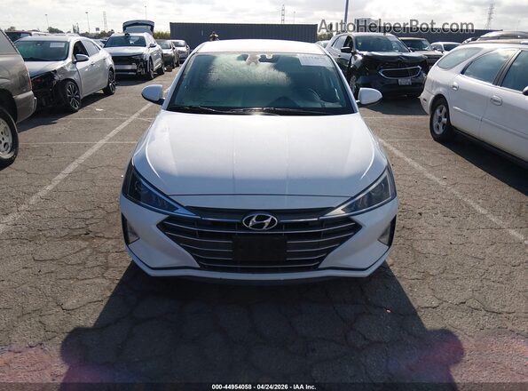 5NPD84LF6LH524391 2020 HYUNDAI ELANTRA Белый Вид щитка приборов