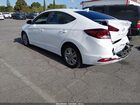 2020 Hyundai Elantra Sel Белый vin: 5NPD84LF6LH524391