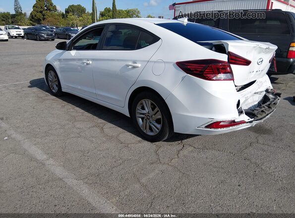 5NPD84LF6LH524391 2020 HYUNDAI ELANTRA Белый Задняя левая четверть