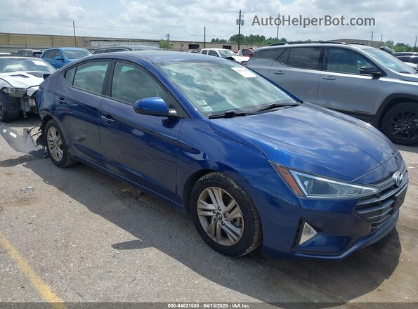 5NPD84LF6LH568911 2020 HYUNDAI ELANTRA Синий Передняя правая четверть