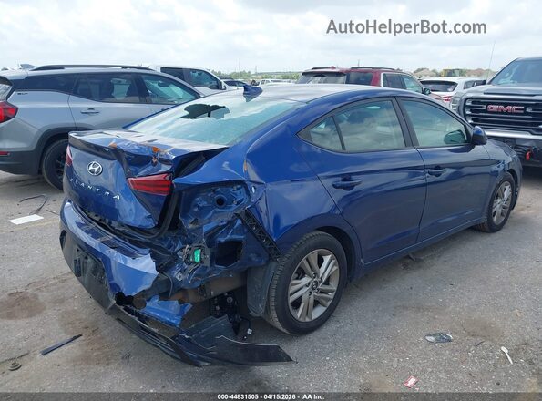 5NPD84LF6LH568911 2020 HYUNDAI ELANTRA Синий Задняя правая четверть