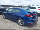 2020 Hyundai Elantra Sel Синий vin: 5NPD84LF6LH568911