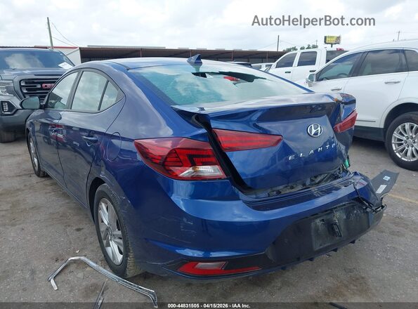 5NPD84LF6LH568911 2020 HYUNDAI ELANTRA Синий Вид спереди