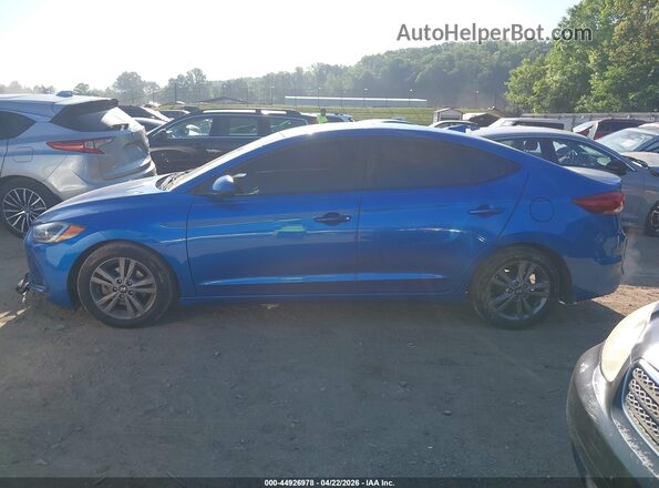 5NPD84LF7HH105702 2017 HYUNDAI ELANTRA Blue Widok wnętrza 360 stopni