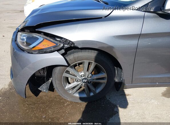 5NPD84LF7JH292770 2018 HYUNDAI ELANTRA Серый 