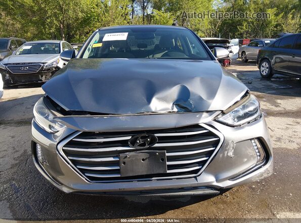 5NPD84LF7JH292770 2018 HYUNDAI ELANTRA Серый Вид спереди