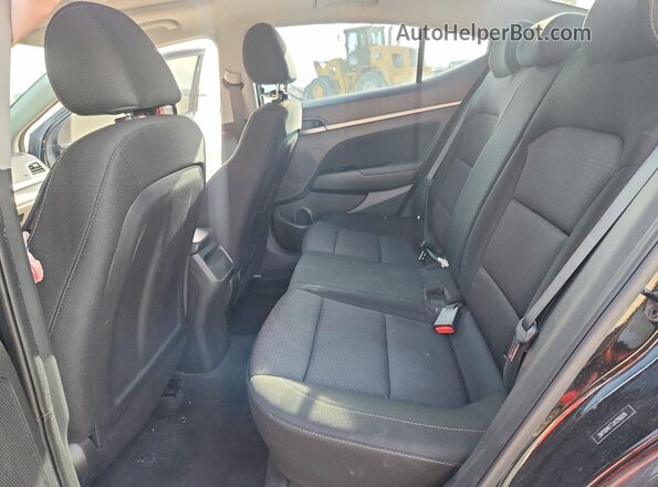 5NPD84LF7JH296026 2018 HYUNDAI ELANTRA Черный Вид задних сидений
