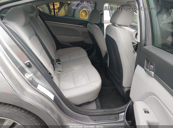 5NPD84LF7JH305355 2018 HYUNDAI ELANTRA Gray Vista de la etiqueta del VIN