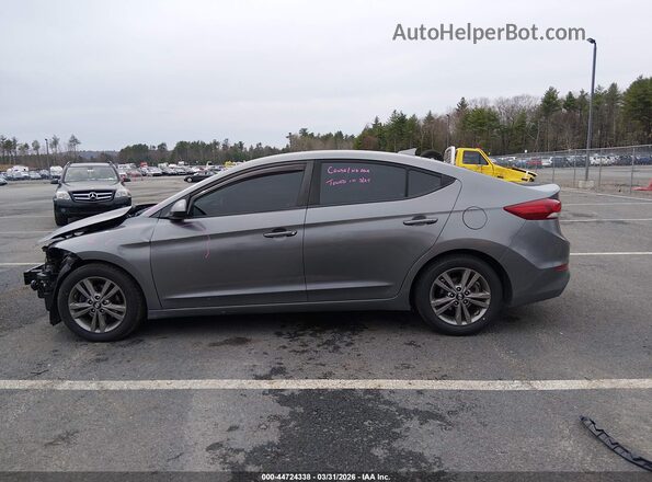 5NPD84LF7JH305355 2018 HYUNDAI ELANTRA Gray 