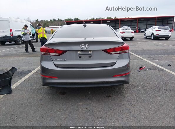 5NPD84LF7JH305355 2018 HYUNDAI ELANTRA Gray 