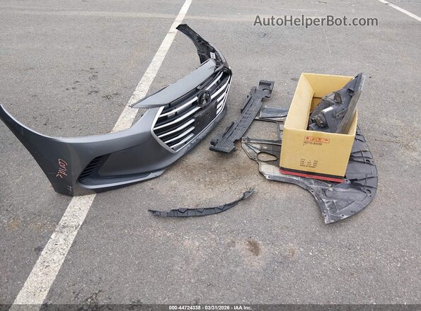 5NPD84LF7JH305355 2018 HYUNDAI ELANTRA Gray Vista del cuadro de instrumentos