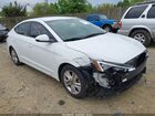 2019 Hyundai Elantra Sel White vin: 5NPD84LF7KH428879