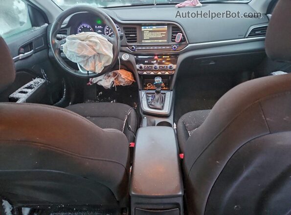 5NPD84LF7LH522343 2020 HYUNDAI ELANTRA Black Widok deski rozdzielczej
