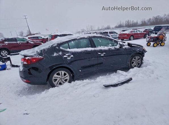 5NPD84LF7LH522343 2020 HYUNDAI ELANTRA Black Tył prawy