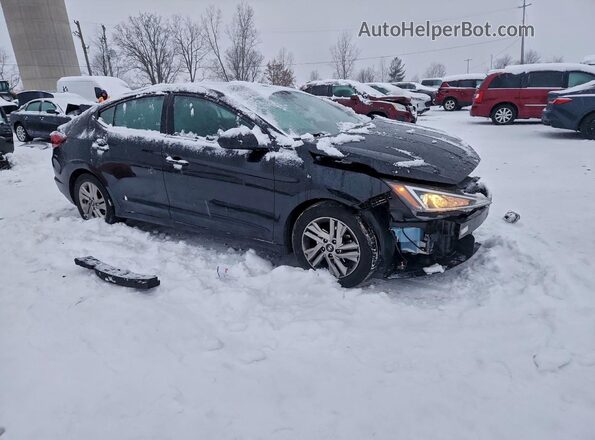 5NPD84LF7LH522343 2020 HYUNDAI ELANTRA Black Przód prawy