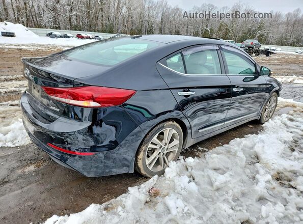 5NPD84LF8HH007147 2017 HYUNDAI ELANTRA Black Trasero derecho