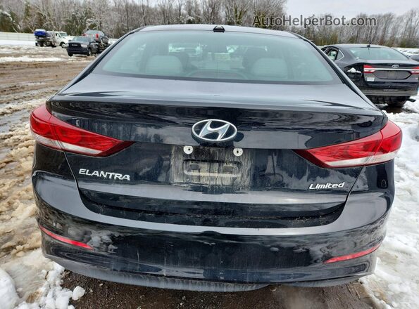5NPD84LF8HH007147 2017 HYUNDAI ELANTRA Black Vista trasera